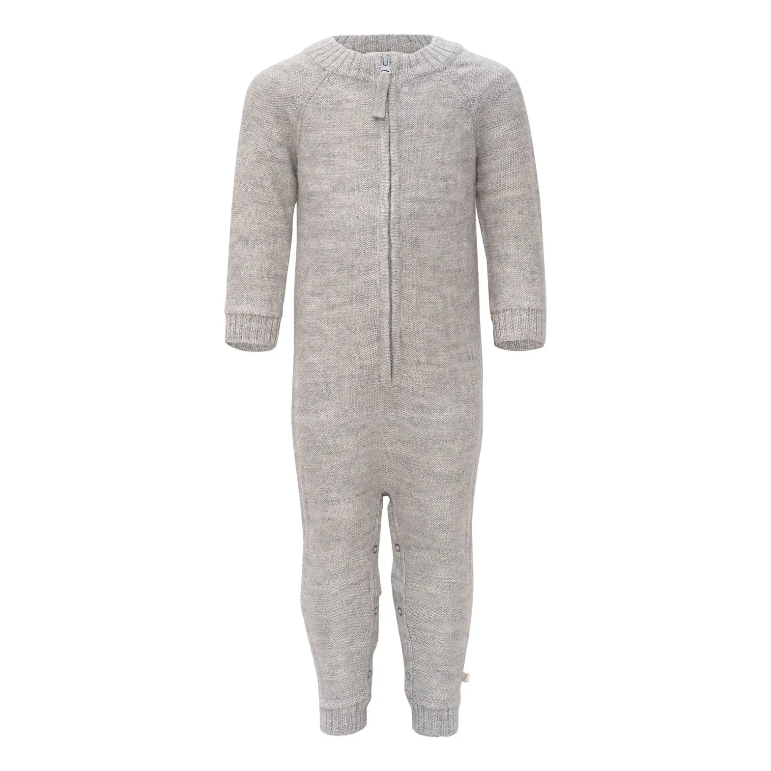 Minimalisma Unisex Light Grey Kys Alpaca Wool Jumpsuit