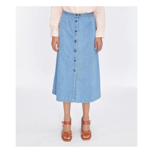 Deauville skirt Organic cotton | Light Blue