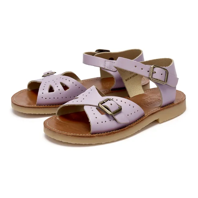 Pearl sandals | Lilac