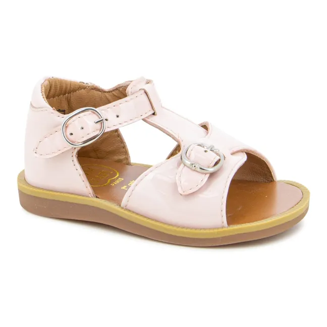 Poppy Bucky sandals | Pale pink