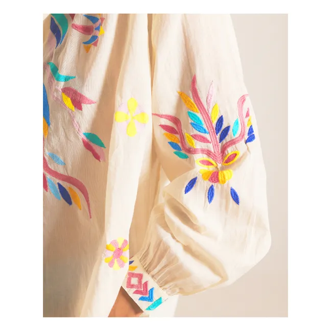 Camisa Ali Embroidery | Blanco