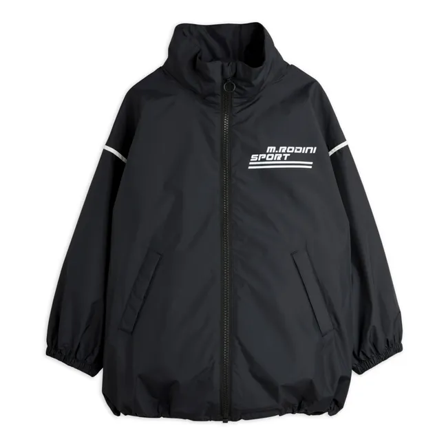 Windbreaker Sport Jacket Recycled Material | Black