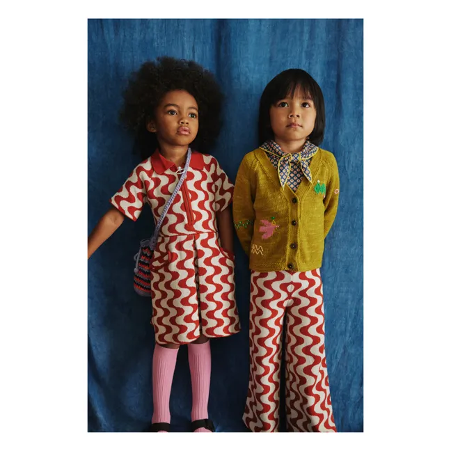 Kleid Sienna Jacquard | Rot