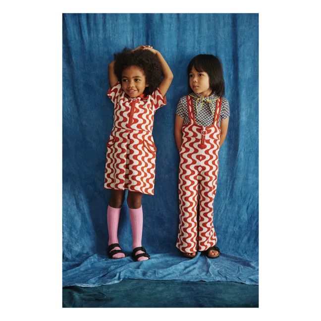 Kleid Sienna Jacquard | Rot