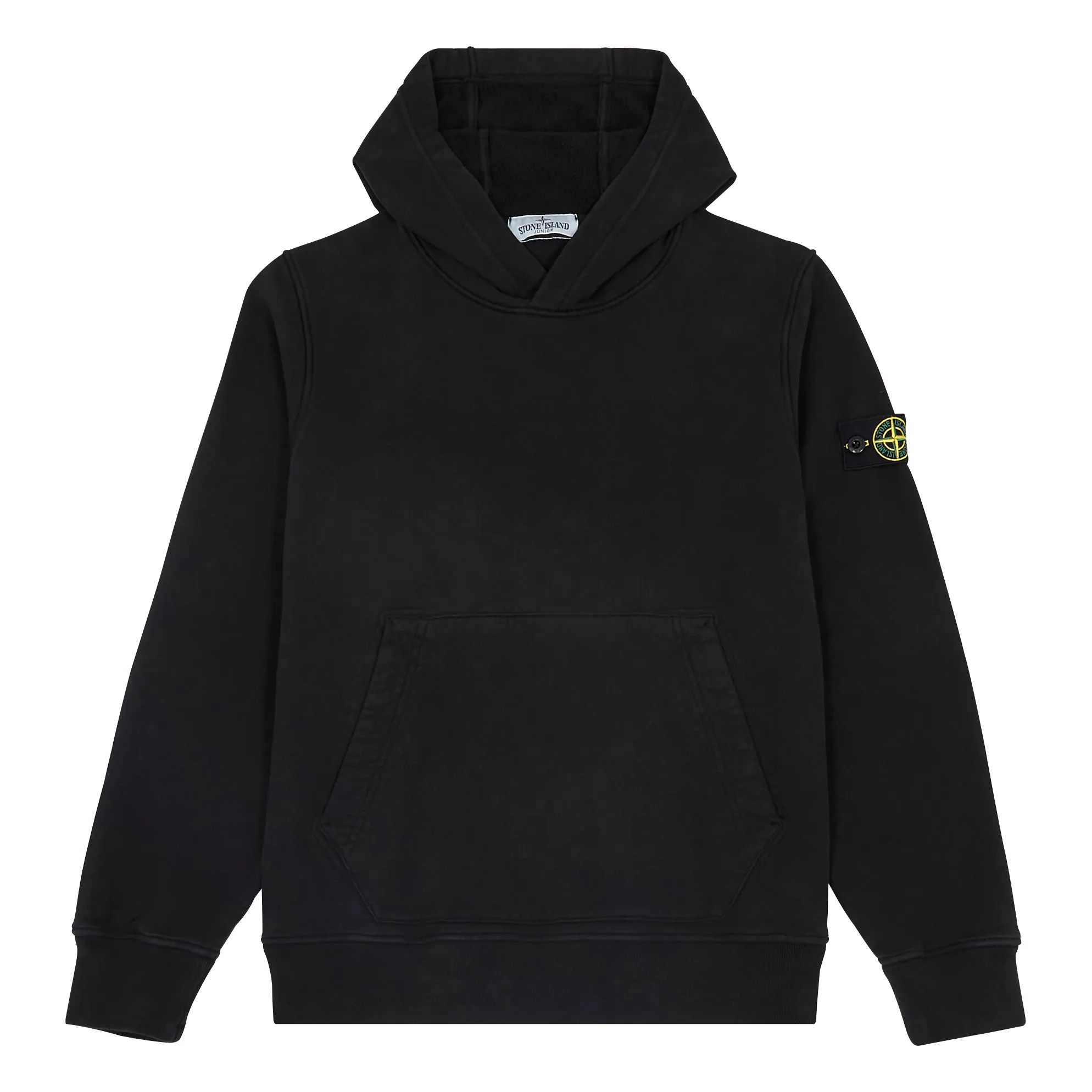 Stone Island Black Logo Hoodie