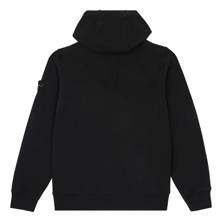Stone Island Hoodie Logo Noir Smallable
