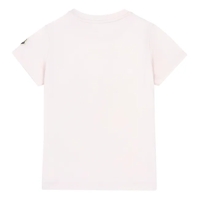 Embroidered Logo T-shirt | Pale pink