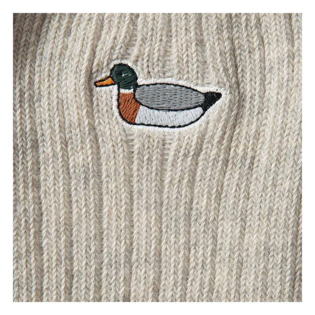 Chaussettes Duck | Beige chiné