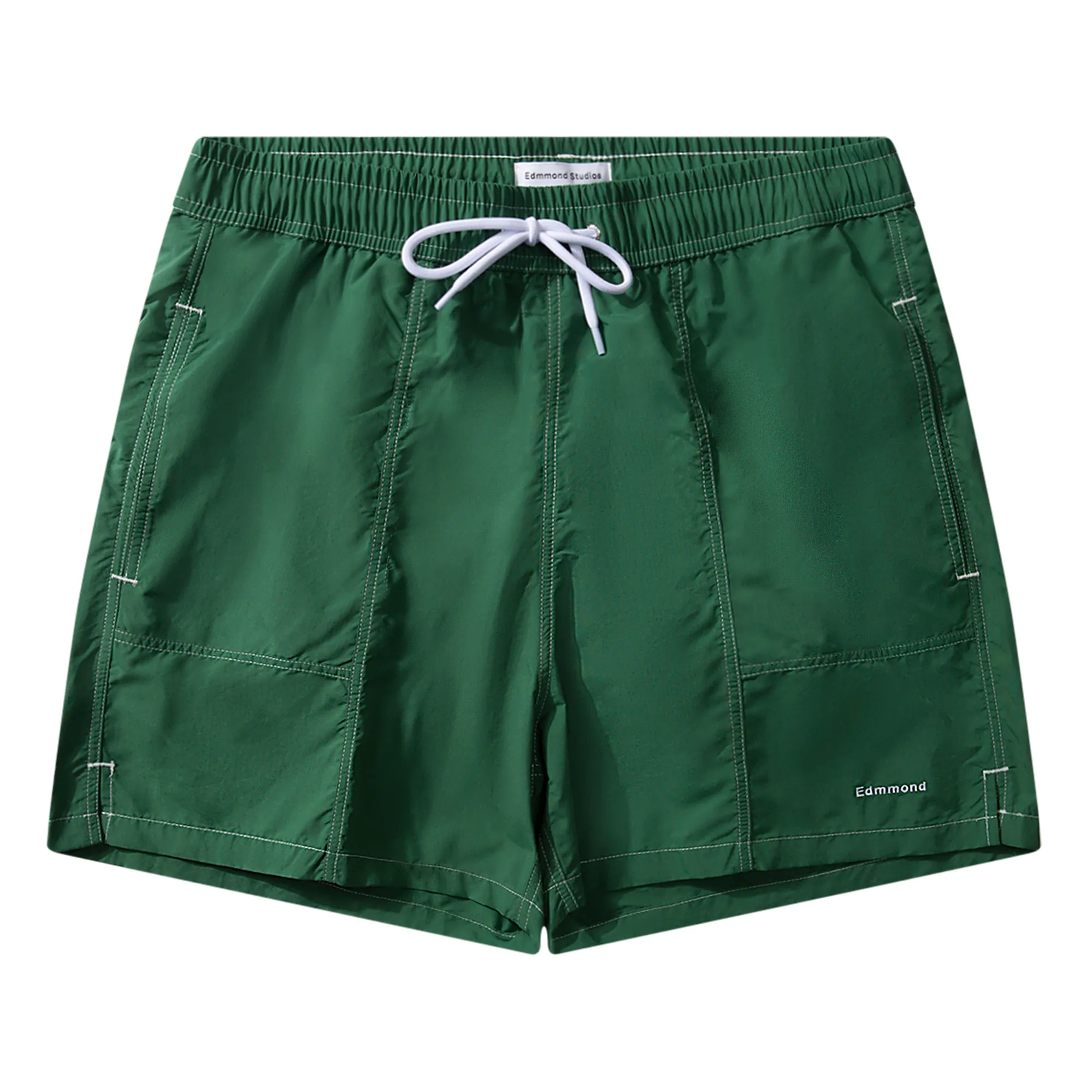 Edmmond Studios Dark Green Minilogo Swim Shorts