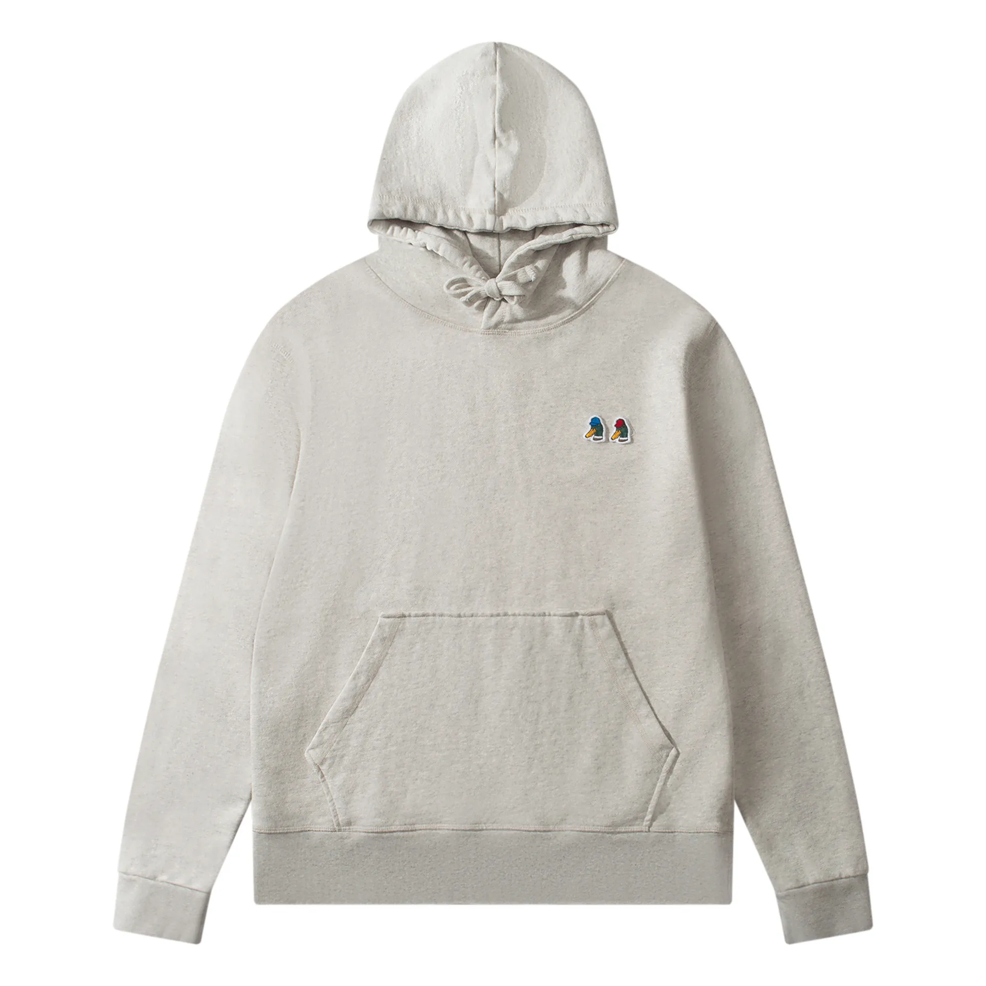 Edmmond Studios Heather Grey Hoodie Special Duck Organic Cotton