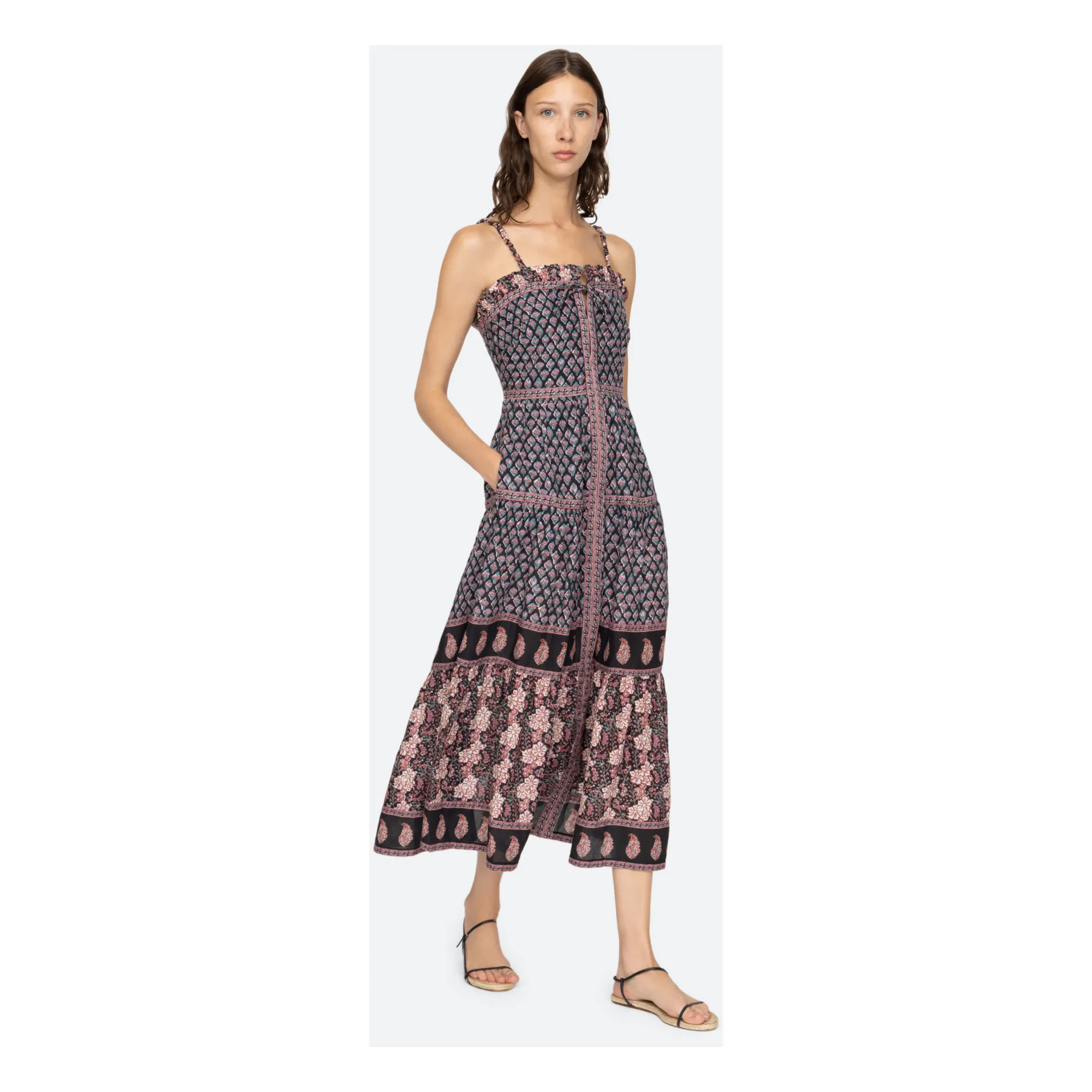 Sea Ny Ochre Donna Printed Dress