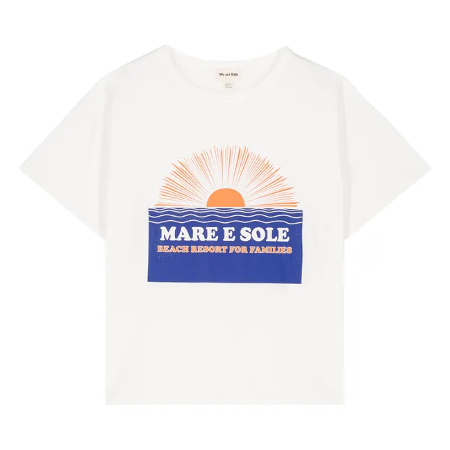 Dylan Mare E Sole Organic Cotton T-Shirt | White