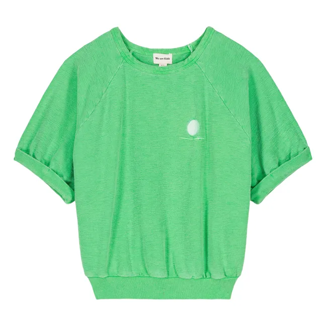Camiseta de algodón ecológico Mika | Verde