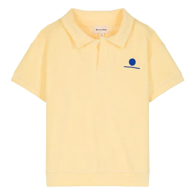 Polo-Shirt Léonard Frottee Bio | Gelb