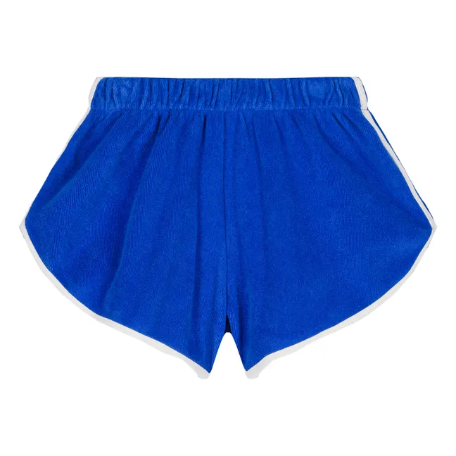 Juju Organic Towelling Shorts | Blue