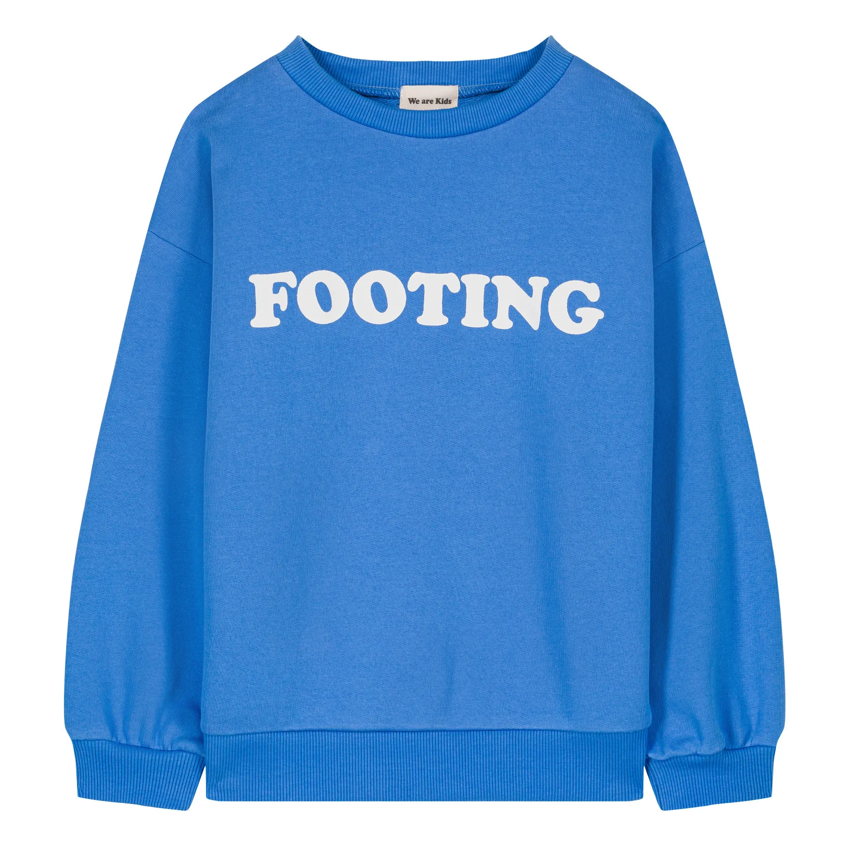 We Are Kids Blue Nat Footing Organic Cotton Sweatshirt