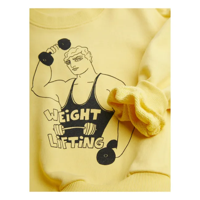 Bodybuilder Sweat Organic Cotton | Yellow