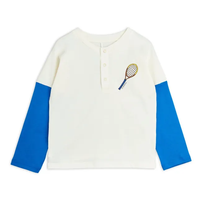 Organic Cotton Tennis T-Shirt | Blue