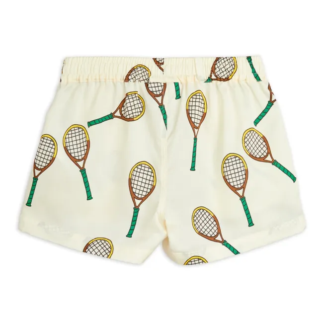Pantaloncini da tennis in lyocell | Ecru
