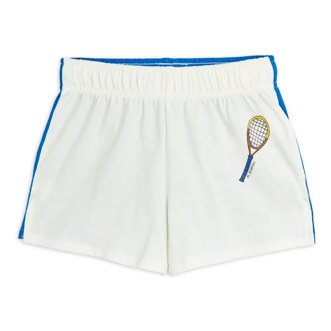 Organic cotton tennis shorts | White