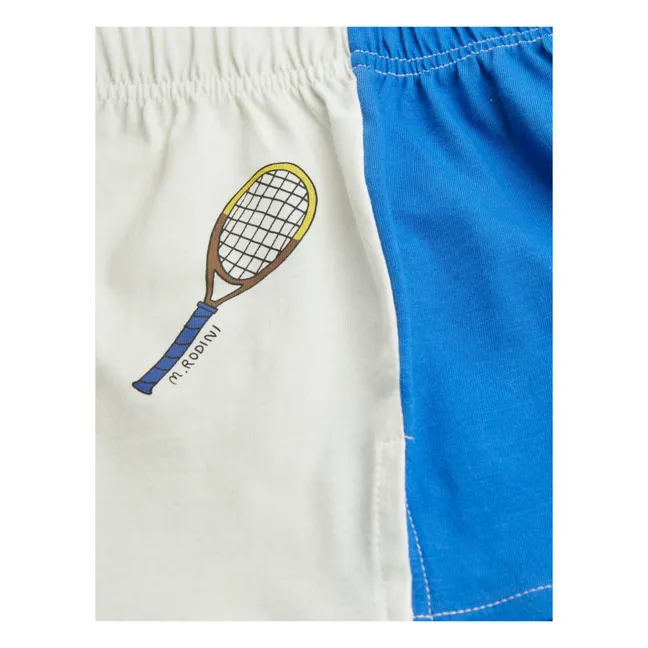 Organic cotton tennis shorts | White