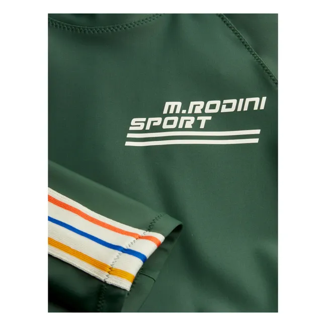 Maglietta M.Rodini Sport Anti-UV Materiale riciclato | Verde foresta
