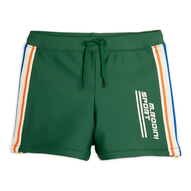M.Rodini Sport swim trunks Recycled material | Chrome green