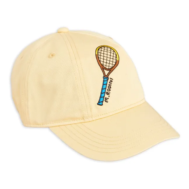 Organic Cotton Tennis Cap | Pale yellow