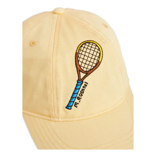 Organic Cotton Tennis Cap | Pale yellow