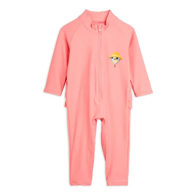 UV protection suit Owl Recycled material | Pink