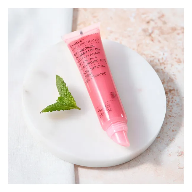 Gloss Bio-Retinol Glossy Lip Oil - 15 ml | Rose