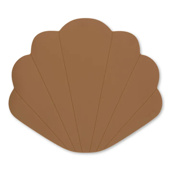 Mantel individual Clam de silicona | Terracotta- Imagen del producto n°0