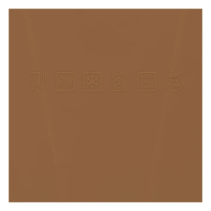 Mantel individual Clam de silicona | Terracotta- Imagen del producto n°4