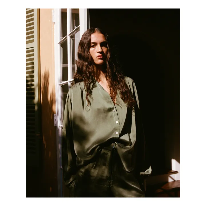 Short Hannah | Vert kaki- Image produit n°3