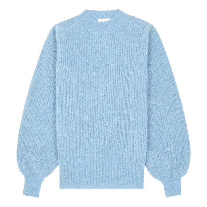 Pull Femme Alpaga | Bleu ciel- Image produit n°0