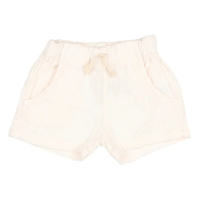 Short Mousseline Bébé | Blanc