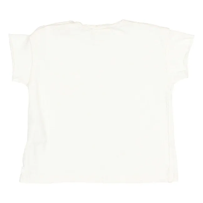 T-Shirt mit Leinenbeutel, Baby | Weiß