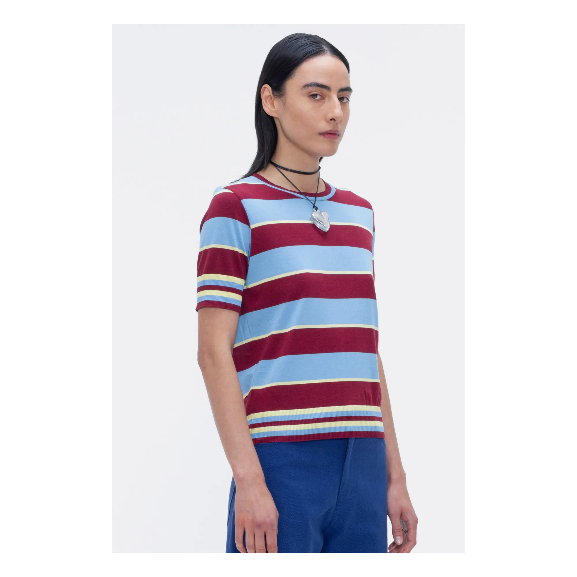 Our Sister Blue Vitex Stripes T-Shirt