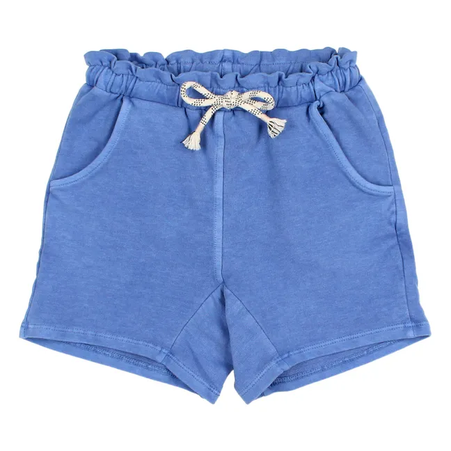 Pantalón corto de muletón | Azul