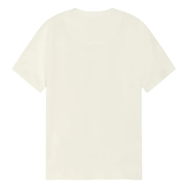 Terry Frottee T-Shirt | Weiß
