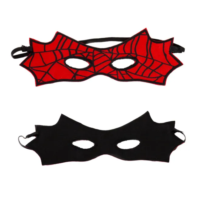 Capa y máscara Spiderman reversible