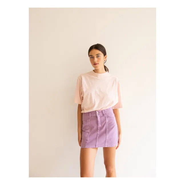 T-Shirt Relaxed | Rose pâle
