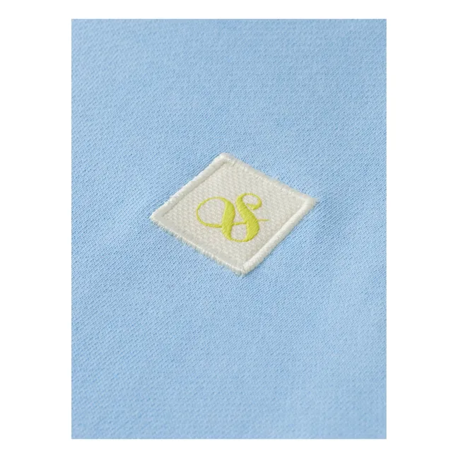 Sweat Capuche Logo | Bleu ciel