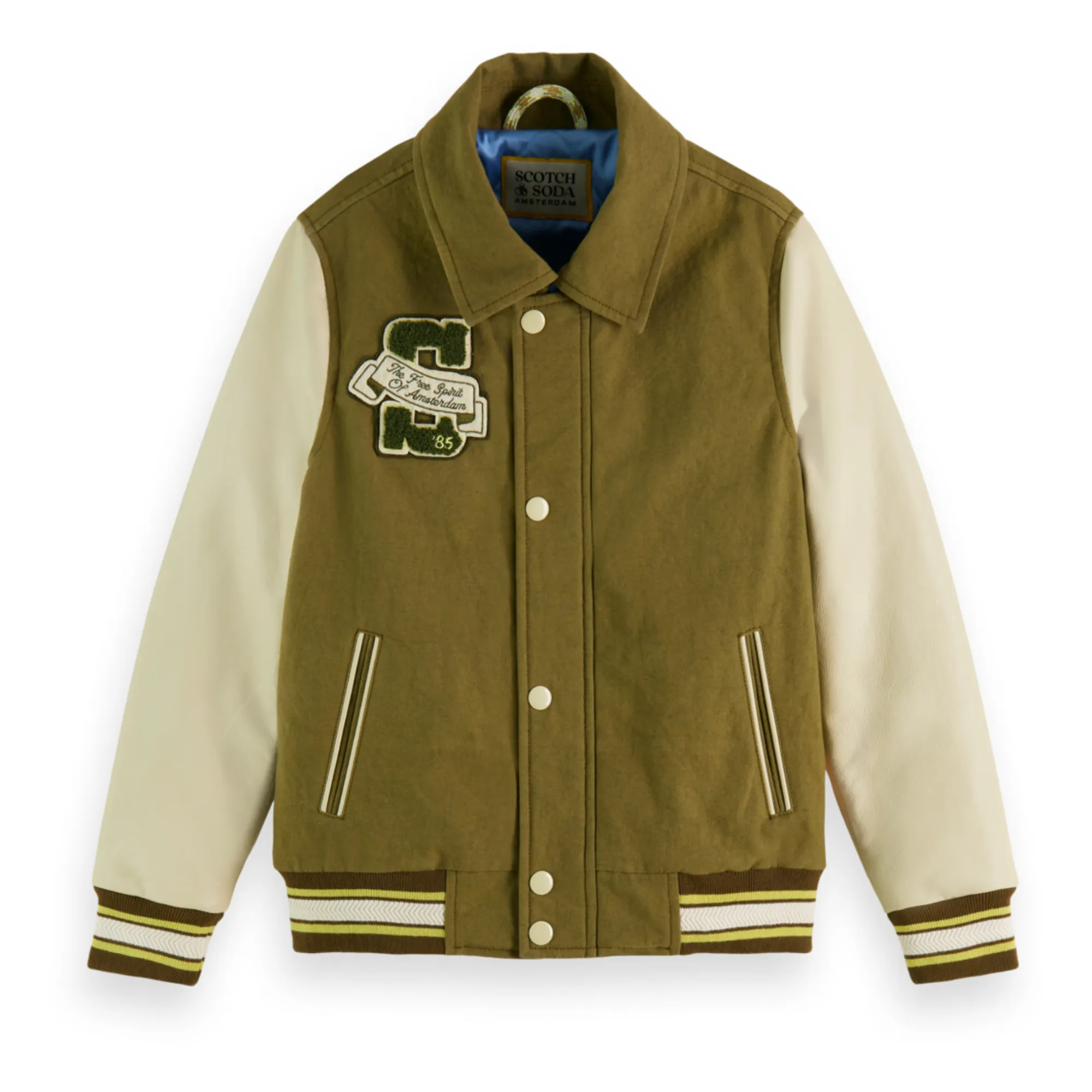 Scotch Soda Teddy jacket Khaki Smallable