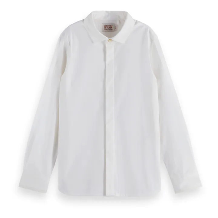 Camisa de cuello clásico | Blanco- Imagen del producto n°0
