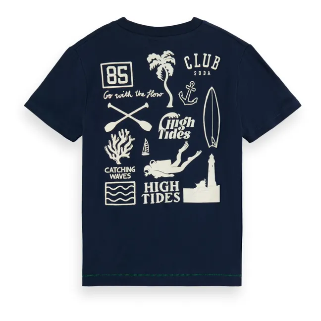 T-shirt Club Soda | Bleu nuit