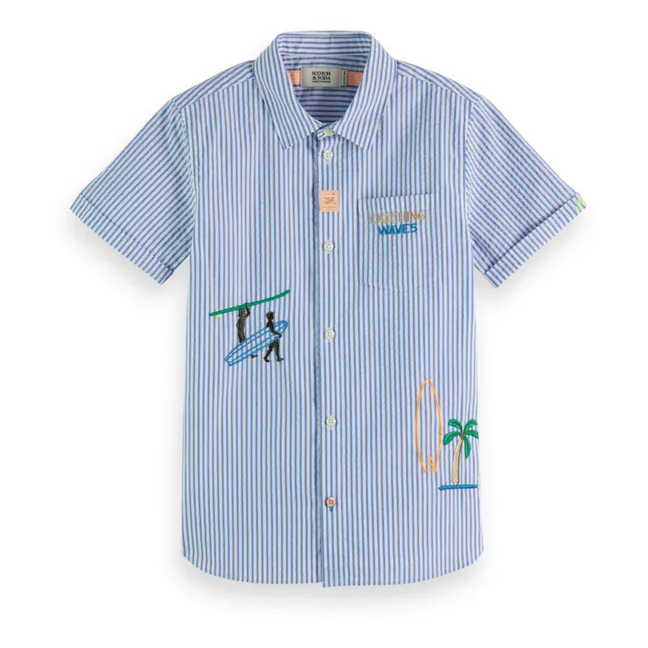 Striped Surf Shirt | Blue