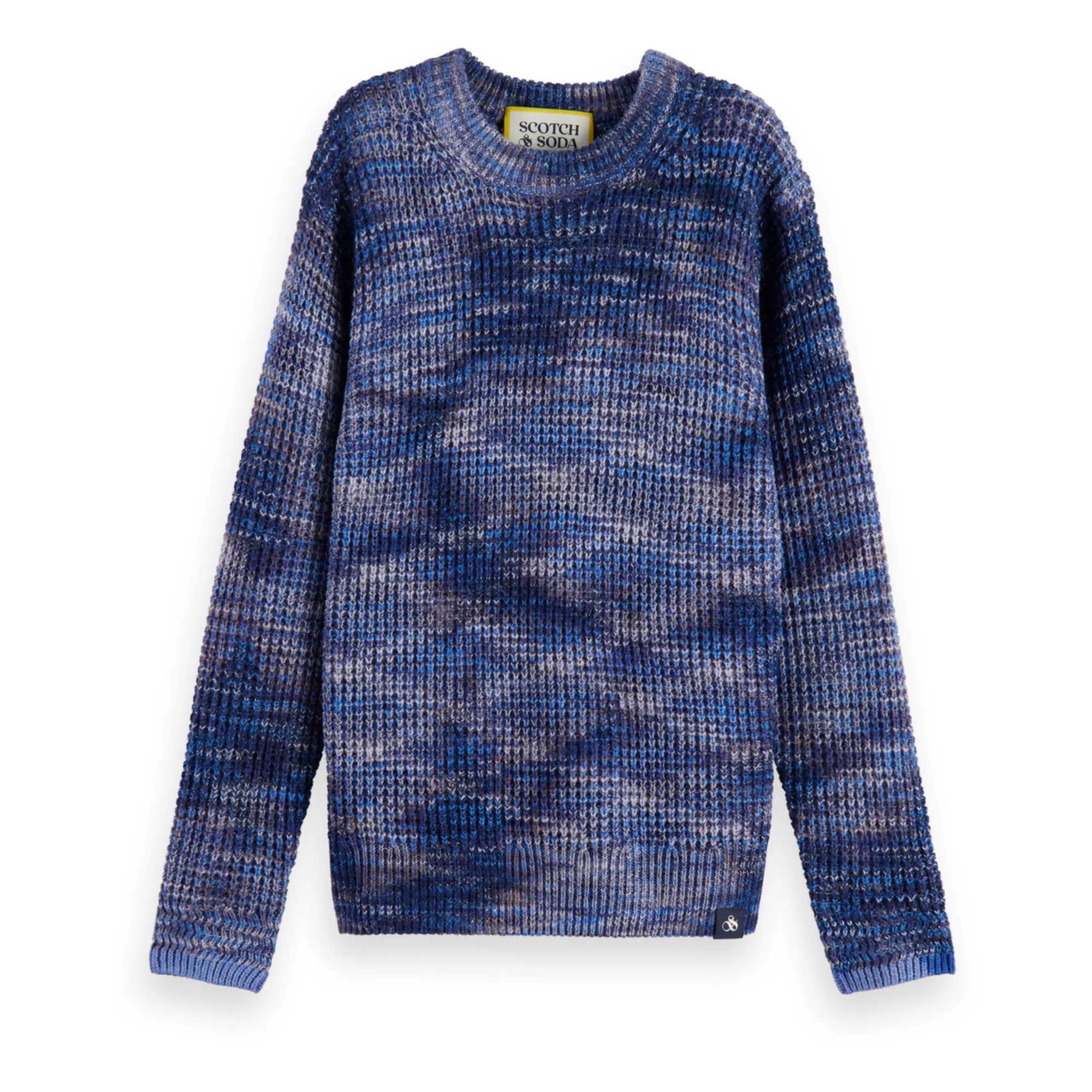 Scotch & Soda Navy Blue Thick Knit Sweater
