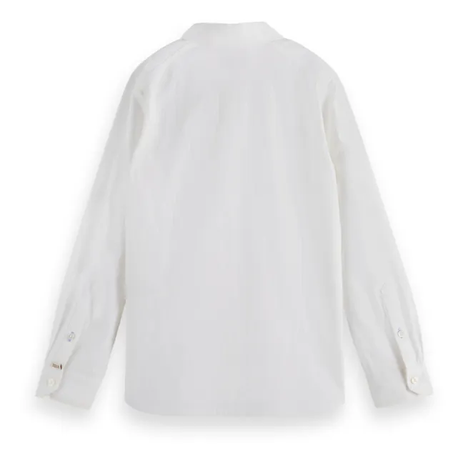 Camicia con colletto classico | Bianco