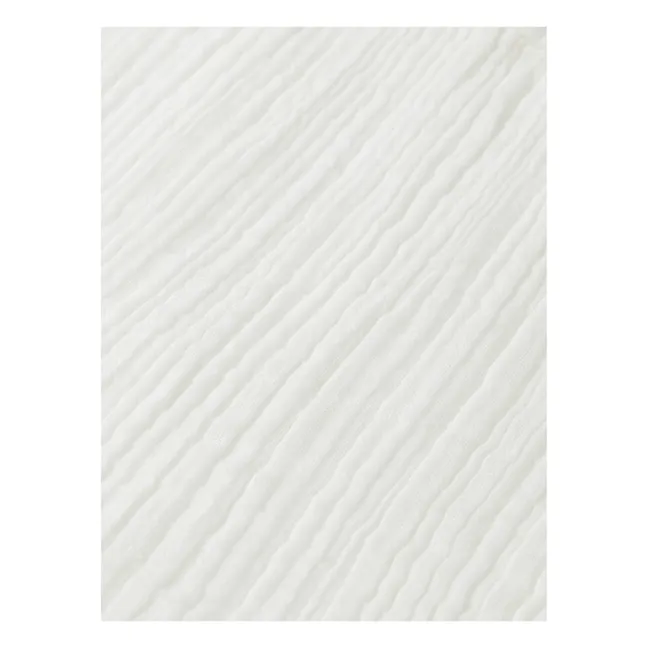 Pleated dress | White
